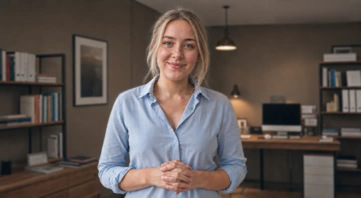 Emma, AI avatar presenter